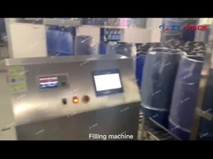 220L-1000L Drum Oil Chemical Jerry Can Filling Machine Capping Machine Pallet By Robot Line