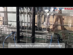 100ml-5L υγρή γεμίζοντας γραμμή συσκευασίας λιπάσματος SL φυτοφαρμάκων με τη μηχανή πλήρωσης βαρύτητας και Tracki