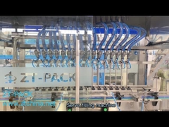 SS316 4800BPH πλήρως αυτόματη βαρύτητας απολυμαντική αντισηπτική μηχανή πλήρωσης μπουκαλιών γυαλιού καθαρότερη