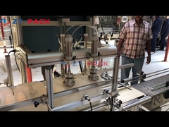 Μηχανή πλήρωσης βρώσιμου λαδιού 5-30 κιλών με μηχανή πλήρωσης βρώσιμου λαδιού jerry με μηχανή κάλυψης και ετικετών